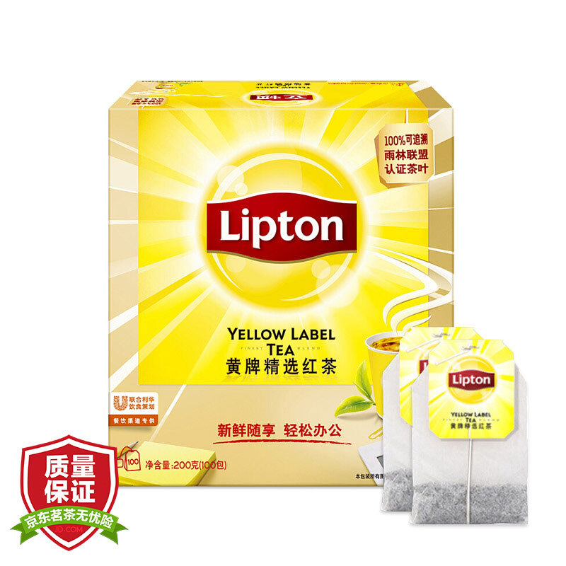 立顿 黄牌精选红茶 2g*100包