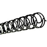 MBD A4 9.5mm（65页）装订铁圈[100根/盒]<黑色>