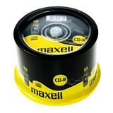 麦克赛尔 CD-R 黑尊系列光盘48X（HiFi音乐）[50片/筒]