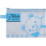 得力 A5 网格拉链袋<混色>