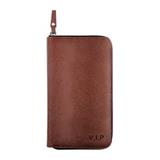 齐心 A7823 VIP臻品 手持多用卡包<褐色>