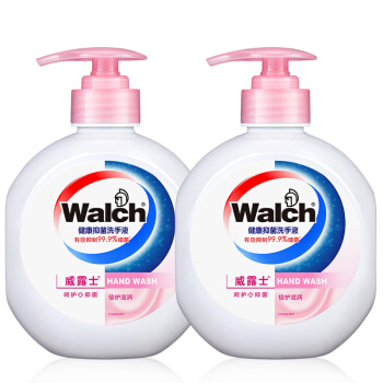威露士(Walch)健康洗手液(倍护滋润)红色瓶装525ml 24瓶/箱