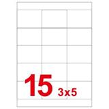 永实 A4电脑打印标签纸 直角（70*50.8mm*15）100张/盒